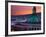 Oregon Convention Center at Sunset, Portland, Oregon, USA-Janis Miglavs-Framed Photographic Print