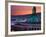 Oregon Convention Center at Sunset, Portland, Oregon, USA-Janis Miglavs-Framed Photographic Print