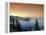 Oregon, Crater Lake National Park, Crater Lake and Wizard Island, USA-Michele Falzone-Framed Premier Image Canvas