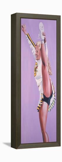 Oregon Ducks Cheerleader, 2002-Joe Heaps Nelson-Framed Premier Image Canvas