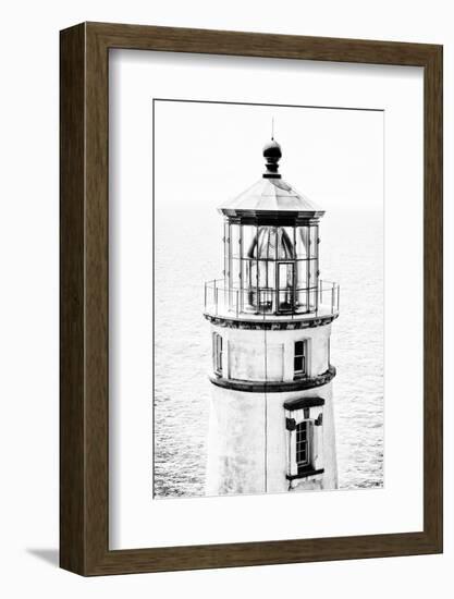 Oregon Lighgthouse-John Gusky-Framed Photographic Print