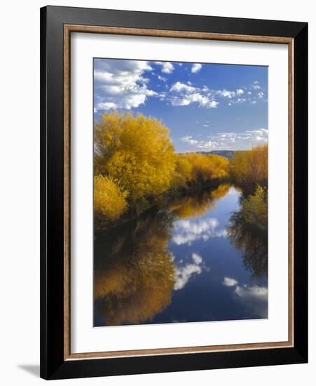 Oregon, Malheur NWR. Donner and Blitzen River Landscape-Steve Terrill-Framed Photographic Print