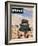 "Oregon or Bust" Saturday Evening Post Cover, August 4, 1951-John Clymer-Framed Giclee Print