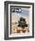 "Oregon or Bust" Saturday Evening Post Cover, August 4, 1951-John Clymer-Framed Giclee Print