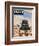 "Oregon or Bust" Saturday Evening Post Cover, August 4, 1951-John Clymer-Framed Giclee Print