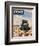 "Oregon or Bust" Saturday Evening Post Cover, August 4, 1951-John Clymer-Framed Giclee Print