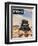 "Oregon or Bust" Saturday Evening Post Cover, August 4, 1951-John Clymer-Framed Giclee Print