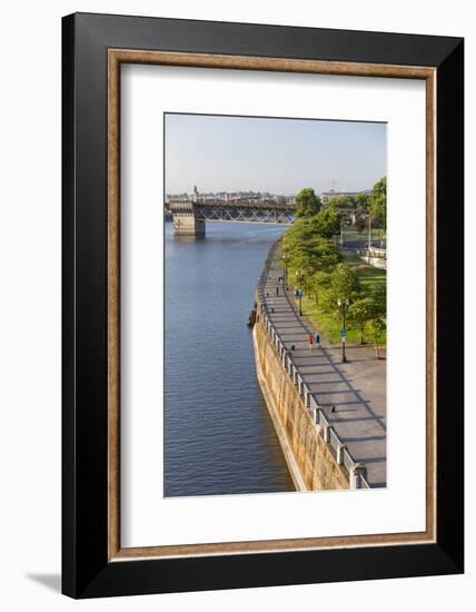 Oregon, Portland. Downtown and Waterfront Park-Brent Bergherm-Framed Photographic Print