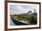 Oregon, Portland. Downtown with Waterfront Park from the Steel Bridge-Brent Bergherm-Framed Photographic Print