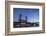 Oregon, Portland. Steel Bridge Spans the Willamette River-Brent Bergherm-Framed Photographic Print