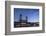 Oregon, Portland. Steel Bridge Spans the Willamette River-Brent Bergherm-Framed Photographic Print