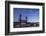 Oregon, Portland. Steel Bridge Spans the Willamette River-Brent Bergherm-Framed Photographic Print