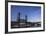 Oregon, Portland. Steel Bridge Spans the Willamette River-Brent Bergherm-Framed Photographic Print