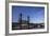 Oregon, Portland. Steel Bridge Spans the Willamette River-Brent Bergherm-Framed Photographic Print