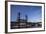 Oregon, Portland. Steel Bridge Spans the Willamette River-Brent Bergherm-Framed Photographic Print