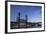 Oregon, Portland. Steel Bridge Spans the Willamette River-Brent Bergherm-Framed Photographic Print