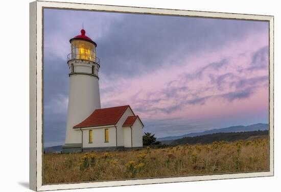 Oregon's Oldest Lighthouse at Cape Blanco State Park, Oregon Usa-Chuck Haney-Framed Premier Image Canvas