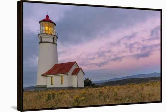 Oregon's Oldest Lighthouse at Cape Blanco State Park, Oregon Usa-Chuck Haney-Framed Premier Image Canvas