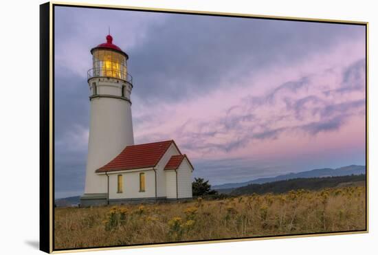 Oregon's Oldest Lighthouse at Cape Blanco State Park, Oregon Usa-Chuck Haney-Framed Premier Image Canvas