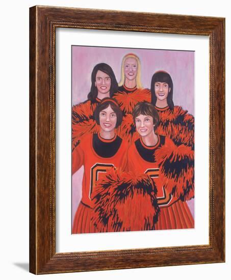 Oregon State Cheerleaders, 2002-Joe Heaps Nelson-Framed Giclee Print