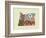 Oregon State Map-Lanre Adefioye-Framed Giclee Print