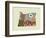 Oregon State Map-Lanre Adefioye-Framed Giclee Print