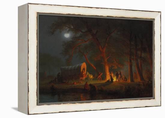 Oregon Trail-Albert Bierstadt-Framed Premier Image Canvas