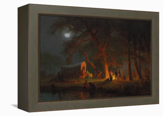 Oregon Trail-Albert Bierstadt-Framed Premier Image Canvas