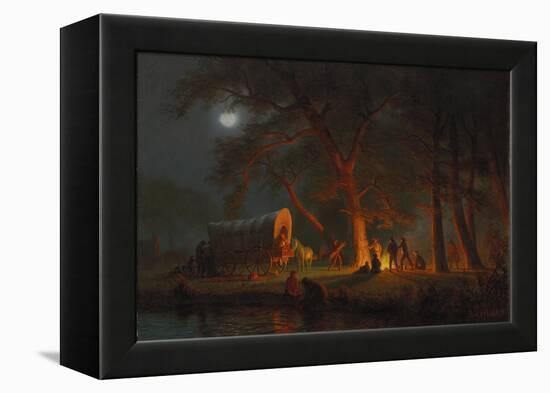 Oregon Trail-Albert Bierstadt-Framed Premier Image Canvas