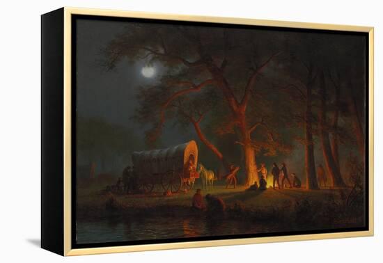 Oregon Trail-Albert Bierstadt-Framed Premier Image Canvas