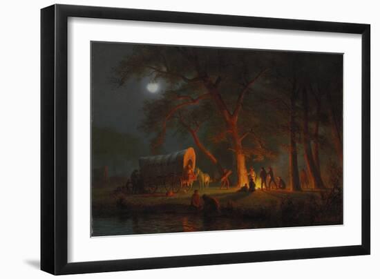 Oregon Trail-Albert Bierstadt-Framed Giclee Print