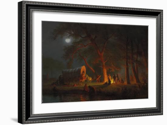 Oregon Trail-Albert Bierstadt-Framed Giclee Print
