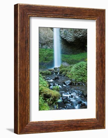 Oregon Waterfall-Tim Oldford-Framed Photographic Print