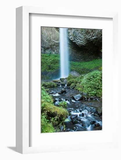 Oregon Waterfall-Tim Oldford-Framed Photographic Print