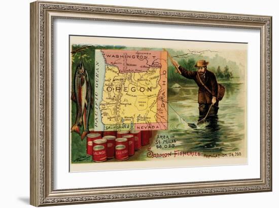 Oregon-Arbuckle Brothers-Framed Art Print