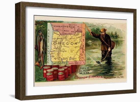 Oregon-Arbuckle Brothers-Framed Art Print