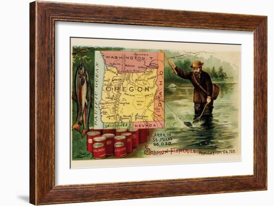 Oregon-Arbuckle Brothers-Framed Art Print