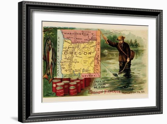 Oregon-Arbuckle Brothers-Framed Art Print