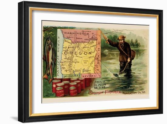 Oregon-Arbuckle Brothers-Framed Premium Giclee Print