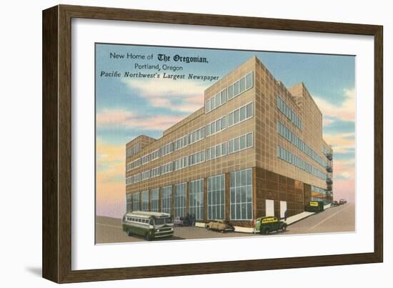 Oregonian Newspaper Building, Portland-null-Framed Art Print