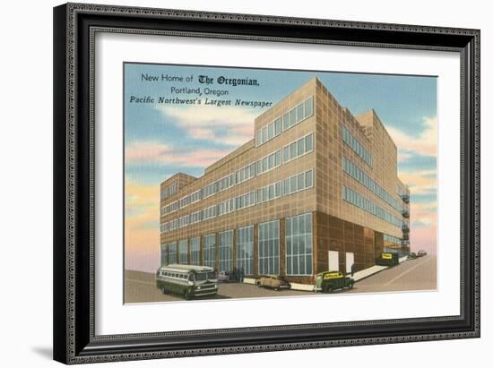 Oregonian Newspaper Building, Portland-null-Framed Art Print