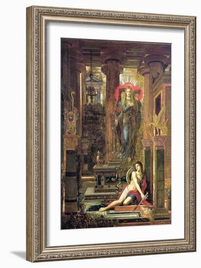 Orestes and the Erinyes, 1891-Gustave Moreau-Framed Giclee Print