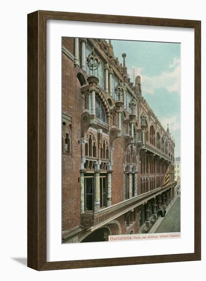 Orfeon Catalan Building, Barcelona, Spain-null-Framed Art Print