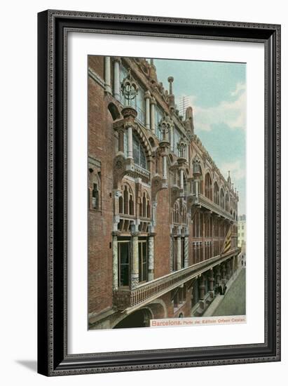 Orfeon Catalan Building, Barcelona, Spain-null-Framed Premium Giclee Print