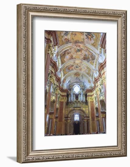 Organ. Church of the Abbey. Melk Abbey. Melk. Austria-Tom Norring-Framed Photographic Print