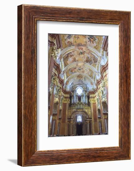 Organ. Church of the Abbey. Melk Abbey. Melk. Austria-Tom Norring-Framed Photographic Print