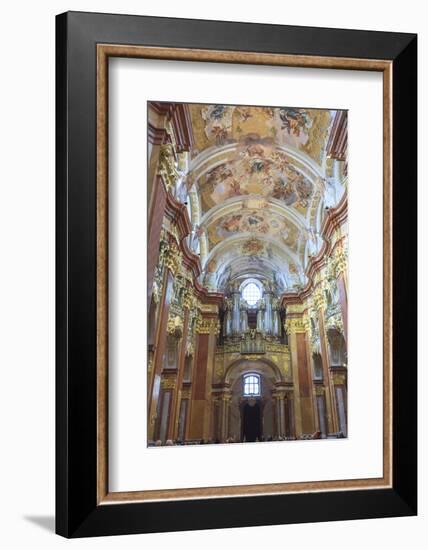 Organ. Church of the Abbey. Melk Abbey. Melk. Austria-Tom Norring-Framed Photographic Print