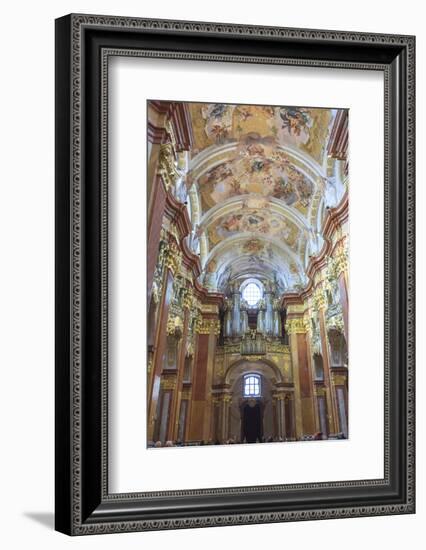 Organ. Church of the Abbey. Melk Abbey. Melk. Austria-Tom Norring-Framed Photographic Print