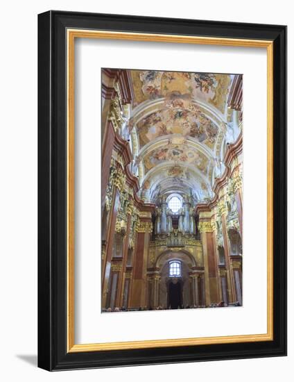 Organ. Church of the Abbey. Melk Abbey. Melk. Austria-Tom Norring-Framed Photographic Print