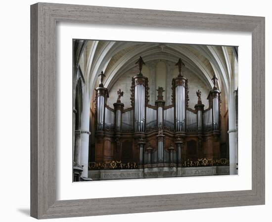 Organ in St. Andrew's Cathedral, Bordeaux, Gironde, Aquitaine, France, Europe-Godong-Framed Photographic Print